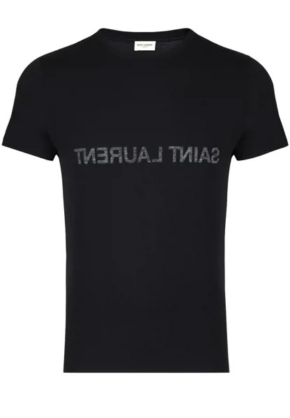 Футболка мужская SAINT LAURENT 136649 черная XL