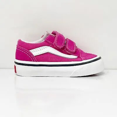 Vans Girls Off The Wall 508731 Розовые повседневные туфли Кроссовки, размер 4