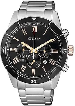 Японские наручные  мужские часы Citizen AN8168-51H. Коллекция Chronograph