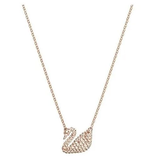 Колье SWAROVSKI, кристаллы Swarovski, длина 38 см, розовое золото