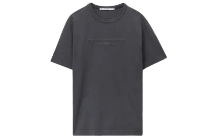 Футболка унисекс серая Alexander Wang, серый