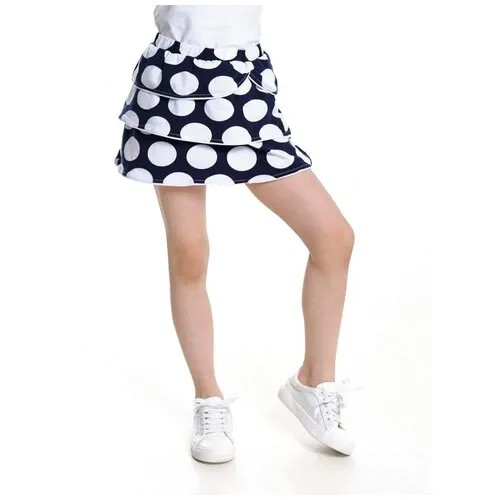 Юбка для девочек Mini Maxi, модель 1340, цвет белый/черный, размер 92