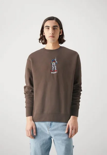 Толстовка GUNDAM 79 CREWNECK UNISEX HUF, цвет chocolate