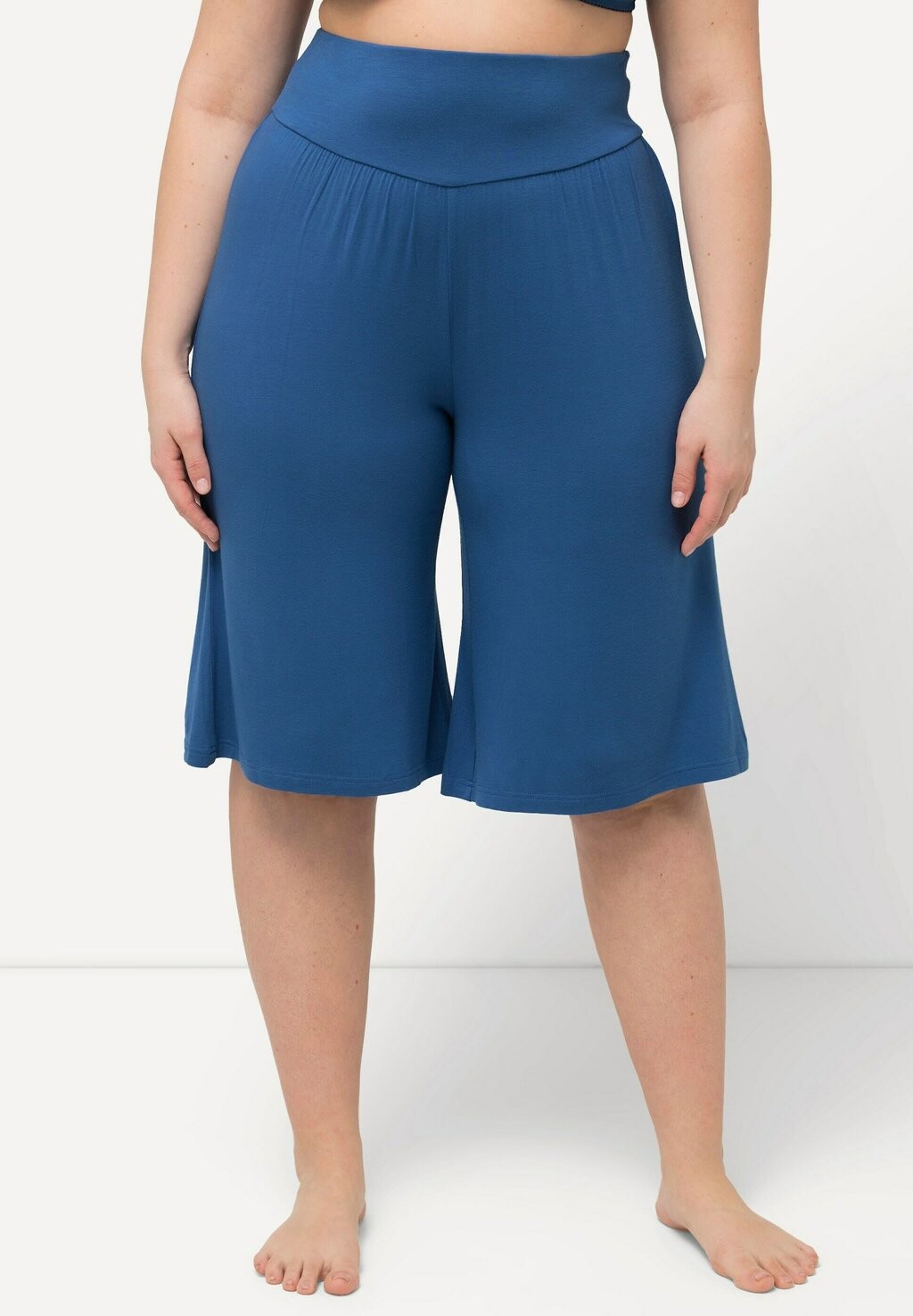 Брюки для сна BERMUDA WIDE STRAIGHT LEG Ulla Popken, сине-серый