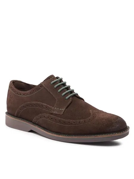 Полуботинки Clarks, коричневый