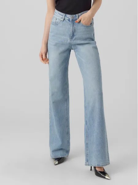 Джинсы широкие Vero Moda, синий