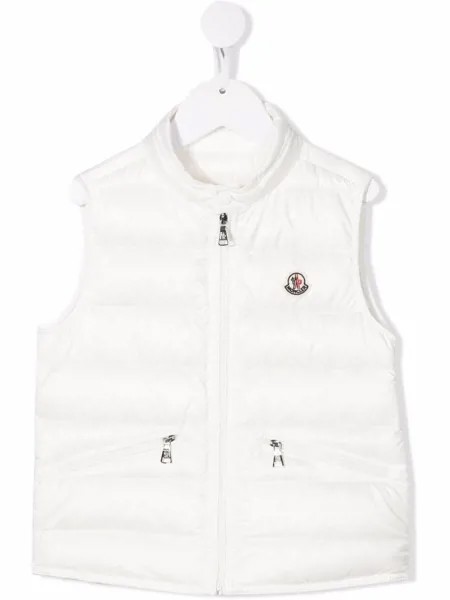 Moncler Enfant chest logo-patch gilet