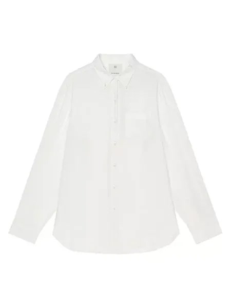 Классическая рубашка из шелкового жаккарда Givenchy, белый