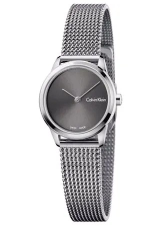 Наручные часы CALVIN KLEIN Minimal K3M231Y3, серебряный, серый