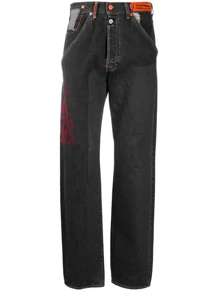 Heron Preston прямые джинсы 501 из коллаборации с Levi's