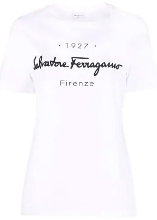 Salvatore Ferragamo футболка с логотипом