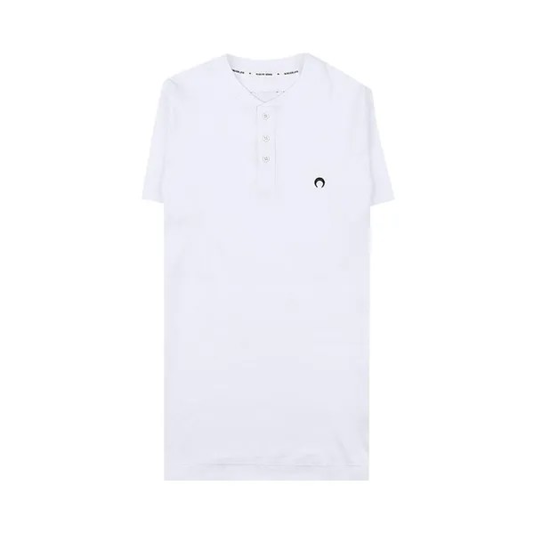 Рубашка Marine Serre Organic Henley 'White', белый