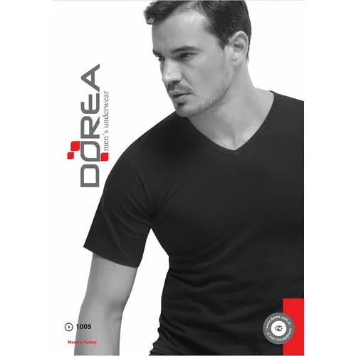 Футболка DOREA, размер 2XL/52-54, черный