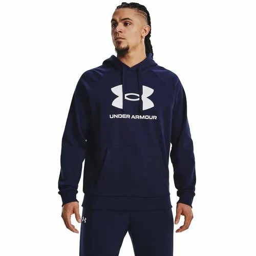 Худи спортивное Under Armour Rival Fleece, размер XL, синий