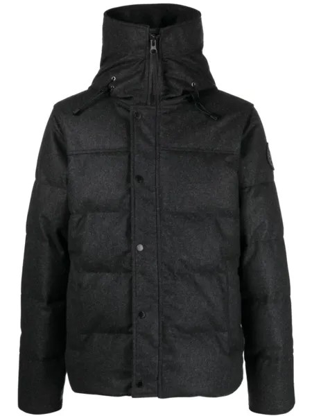 Canada Goose пуховик с капюшоном, серый