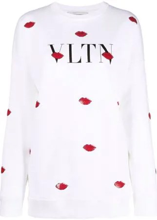 Valentino толстовка Le Rouge с логотипом VLTN