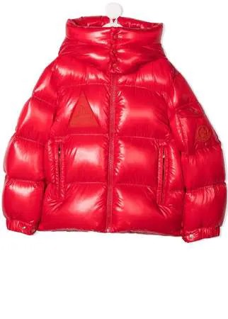 Moncler Enfant глянцевый пуховик