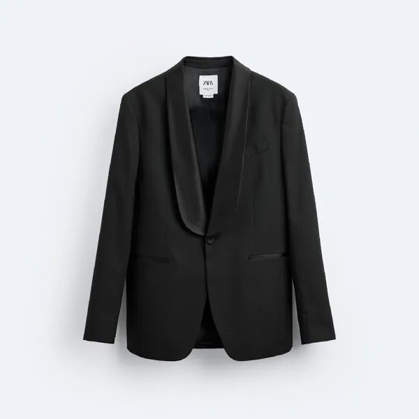 Пиджак Zara Suit Dinner Jacket, черный
