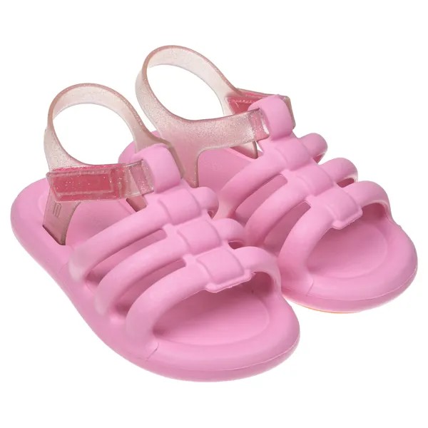 Розовые сланцы-босоножки Melissa