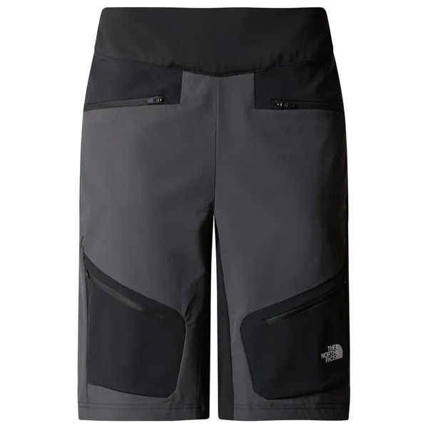 Велосипедные шорты The North Face Women's Trailjammer Short, цвет Asphalt Grey/TNF Black