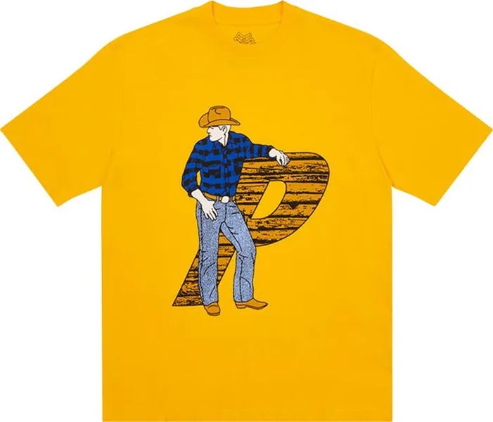 Футболка Palace Saddle Up T-Shirt 'Yellow', желтый