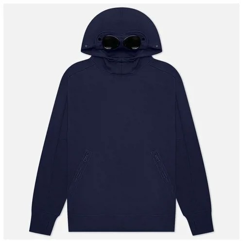 Мужская толстовка C.P. Company Goggle Hoodie Diagonal Raised Fleece синий, Размер L