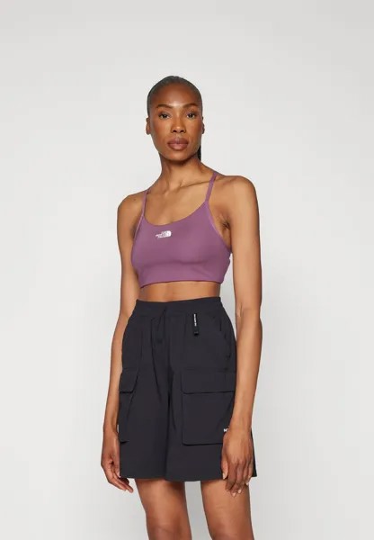 Спортивные бюстгальтеры со средней поддержкой FLEX BRA The North Face, фуксия пестрая