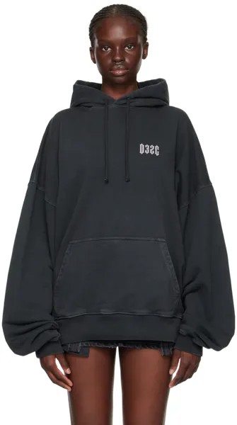 Черный худи Kepler Faded 032c