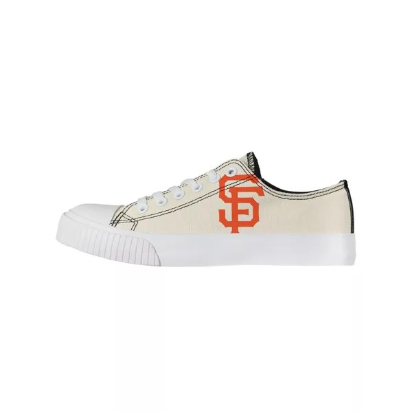 Женские низкие парусиновые туфли кремового цвета FOCO San Francisco Giants