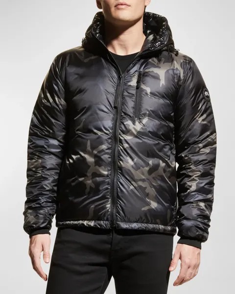 Мужской пуховик Lodge с камуфляжным капюшоном и капюшоном Canada Goose, цвет Blkclassic Camo