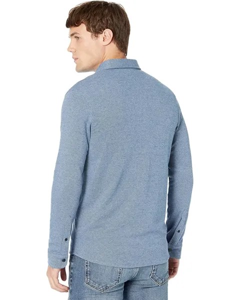 Рубашка Faherty Legend Sweater Shirt, цвет Glacier Blue Twill