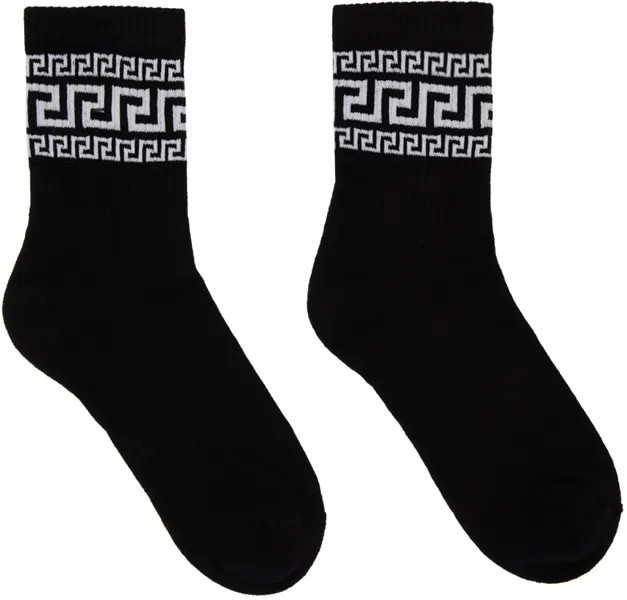 Черные спортивные носки Greca Versace