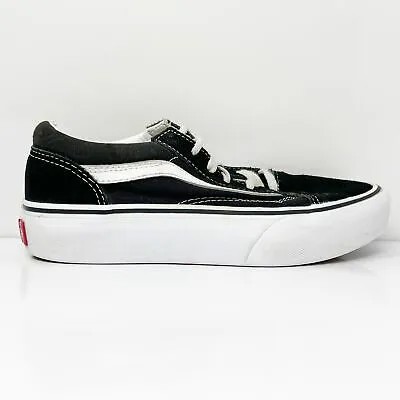 Vans Girls Off The Wall 721454 Черная повседневная обувь Кроссовки Размер 3
