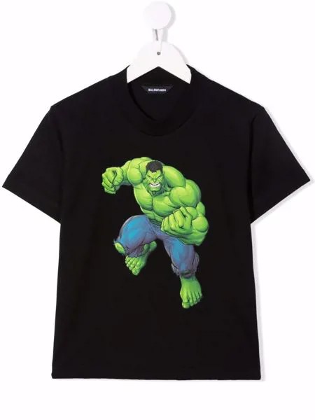 Balenciaga Kids футболка Hulk с графичным принтом