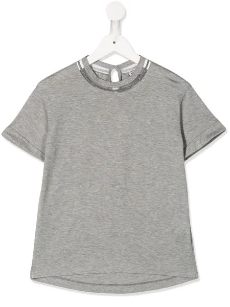 Brunello Cucinelli Kids футболка свободного кроя