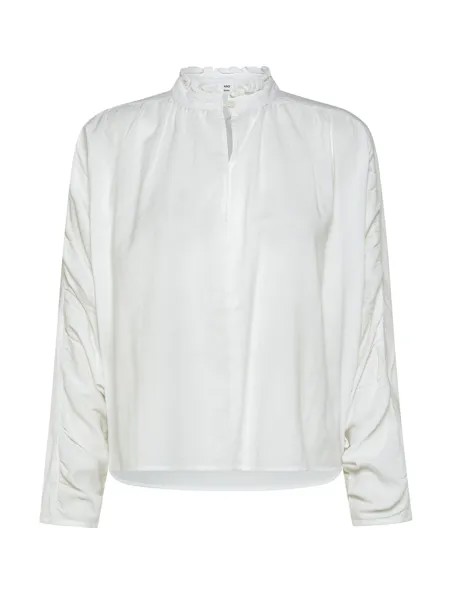 Хлопковая блузка с длинными рукавами Attic And Barn, белый