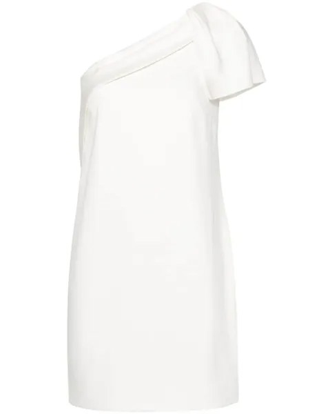 Roland Mouret креповое платье мини, нейтральный цвет