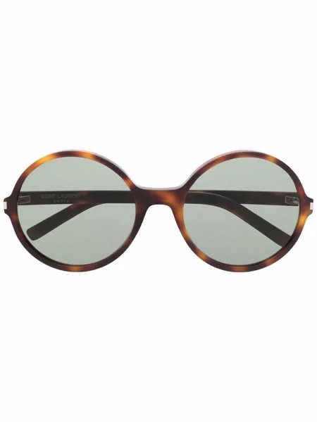 Saint Laurent Eyewear солнцезащитные очки в круглой оправе