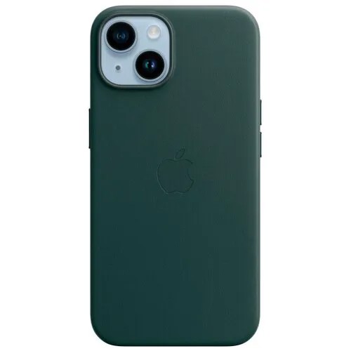 IPhone 14 Leather Case with MagSafe - Forest Green