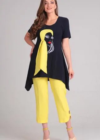 Костюм Andrea Style-1111 В цвете: Красный, Синий; Размеры: 56,58,60,62,64,66,68,50,52,46,48,54,70,72,74