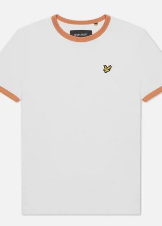 Женская футболка Lyle & Scott Ringer, цвет белый, размер L