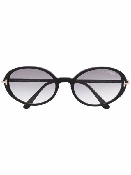 TOM FORD Eyewear солнцезащитные очки в овальной оправе