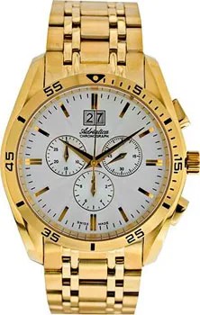 Швейцарские наручные  мужские часы Adriatica 8202.1113CH. Коллекция Chronograph