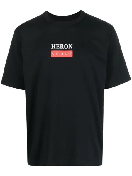 Heron Preston футболка с логотипом, черный