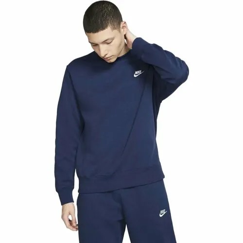 Свитшот спортивный NIKE NSW CLUB CRW BB HOODIE, размер 3XL, , синий
