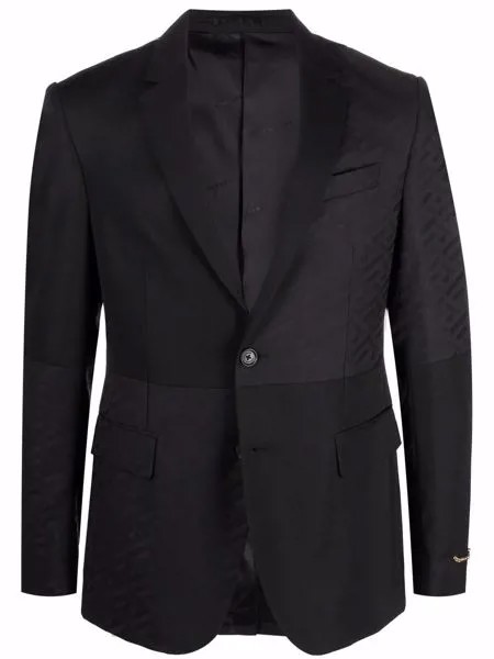 Versace однобортный пиджак строгого кроя