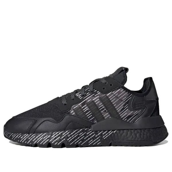 Кроссовки ночные джоггеры Adidas, черный