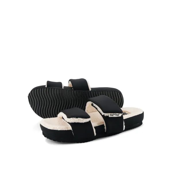 Тапочки Flip Flop Hausschuh double*strap paddy, черный