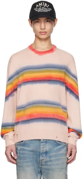 Разноцветный свитер AMIRI с принтом тай-дай