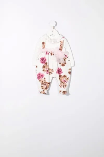 Miss Blumarine teddy-bear print pajama